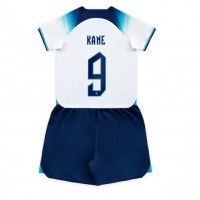 Camiseta Inglaterra Harry Kane #9 Primera Equipación Replica Mundial 2022 para niños mangas cortas (+ Pantalones cortos)